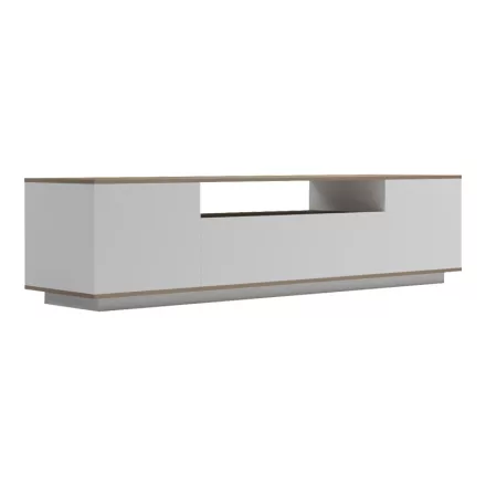 Tv stand Winey pakoworld in sonoma-white color 180x44.5x44.5cm