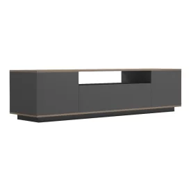   Tv stand Winey pakoworld in sonoma-anthracite color 180x44.5x44.5cm