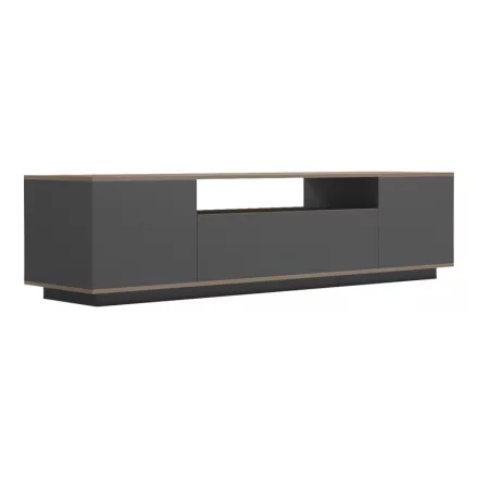 Tv stand Winey pakoworld in sonoma-anthracite color 180x44.5x44.5cm