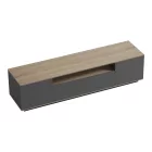 Tv stand Winey pakoworld in sonoma-anthracite color 180x44.5x44.5cm
