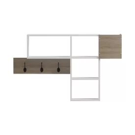 Wall shelf rack Wenia pakoworld in sonoma-white 99.5x15x61cm