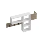 Wall shelf rack Wenia pakoworld in sonoma-white 99.5x15x61cm