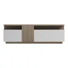 TV unit Vendora pakoworld in sonoma-white color 150x29.5x46.3cm