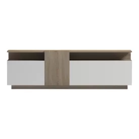  TV unit Vendora pakoworld in sonoma-white color 150x29.5x46.3cm