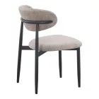 Folegio pakoworld chair, grey-colored with black legs 50x57x79.5cm