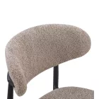 Folegio pakoworld chair, grey-colored with black legs 50x57x79.5cm