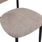 Folegio pakoworld chair, grey-colored with black legs 50x57x79.5cm