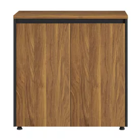   Professional office low cabinets Oscar pakoworld walnut-anthracite 160x40x80cm