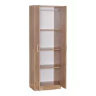 2 doors wardrobe Jonar pakoworld oak melamine 60x42x180cm