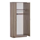 Zelia pakoworld two-leaf wardrobe in sonoma-oak shade 79x42x180cm