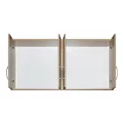 Cabinet Zelia pakoworld 4 doors oak color 120x42x60cm