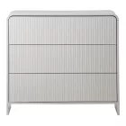 Zeplen pakoworld MDF chest of drawers in white 80x40x75cm