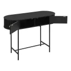 Console Zakro pakoworld MDF-metal in black shade 100x35x75cm