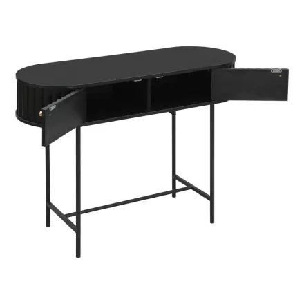 Console Zakro pakoworld MDF-metal in black shade 100x35x75cm