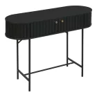 Console Zakro pakoworld MDF-metal in black shade 100x35x75cm