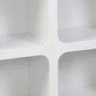 Buffet Emersi pakoworld with shelves mdf in white color 120x35x76cm