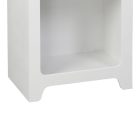 Bookcase Emersi pakoworld mdf in white color 48x35x180cm