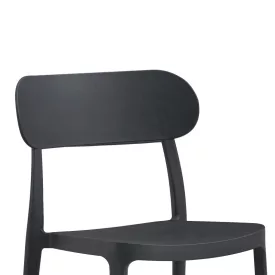  Chair Amvroan pakoworld with UV protection anthracite pp 51x49x79.5cm