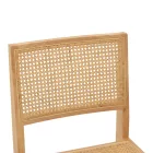 Chair Winslow pakoworld natural rubberwood 45x56x82cm