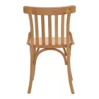 Chair Flisbie pakoworld natural beech wood 46x48x86cm