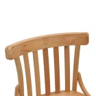 Chair Flisbie pakoworld natural beech wood 46x48x86cm