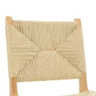 Arten pakoworld chair rope-rubberwood in natural color 60x55x85cm
