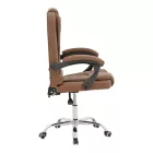 Office chair manager Kardi pakoworld brown pu 66x64x117cm