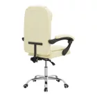 Office chair manager Kardi pakoworld beige pu 66x64x117cm