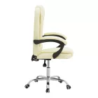 Office chair manager Kardi pakoworld beige pu 66x64x117cm