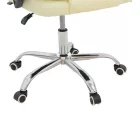 Office chair manager Kardi pakoworld beige pu 66x64x117cm