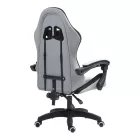 Gaming office chair Gline pakoworld black-gray fabric black pp 60x59x118cm