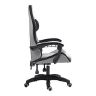 Gaming office chair Gline pakoworld black-gray fabric black pp 60x59x118cm