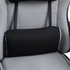 Gaming office chair Gline pakoworld black-gray fabric black pp 60x59x118cm