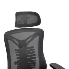 Office chair manager Andrew pakoworld mesh black color 65x61x125cm
