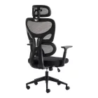 Cadrey pakoworld mesh black manager's office chair 67x64x120-128cm