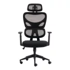 Cadrey pakoworld mesh black manager's office chair 67x64x120-128cm