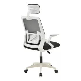   Manager office chair Serjo pakoworld white-black pp-mesh fabric 75x65x128cm