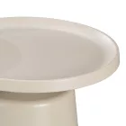 Coffee table Ginoze pakoworld metal in cappuccino color D70x38cm