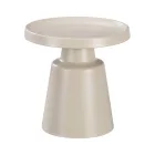 Coffee table Ginoze pakoworld 2 pieces set in cappuccino color metal