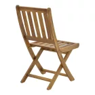 Elijie pakoworld folding chair acacia wood natural 45x62x90cm