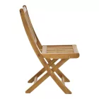 Elijie pakoworld folding chair acacia wood natural 45x62x90cm
