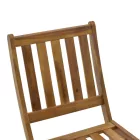 Elijie pakoworld folding chair acacia wood natural 45x62x90cm