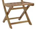 Elijie pakoworld folding chair acacia wood natural 45x62x90cm