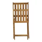 Elijie pakoworld folding chair acacia wood natural 45x62x90cm