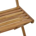 Fatel pakoworld folding chair acacia wood natural 40x53x82cm