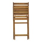 Fatel pakoworld folding chair acacia wood natural 40x53x82cm