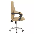 Manager office chair Glorin  pakoworld beige pu 60x68x128cm