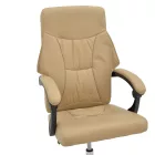 Manager office chair Glorin  pakoworld beige pu 60x68x128cm