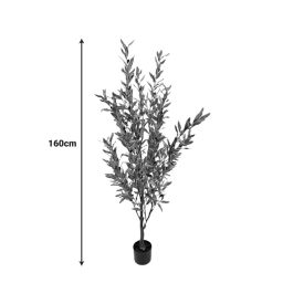   Decorative plant Olive tree IΙ in a pot Inart green pp H160cm