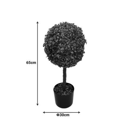 Decorative plant Bolla I in Inart green pp pot Φ30x65cm